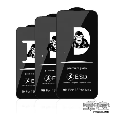 Esd Anti Static 3D Screen Protector For IPhone 11 12 13 Pro Max