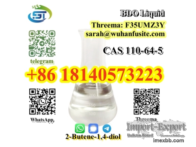 BDO Liquid CAS 110-64-5 100% Safe Delivery 2-Butene-1,4-diol in Stock