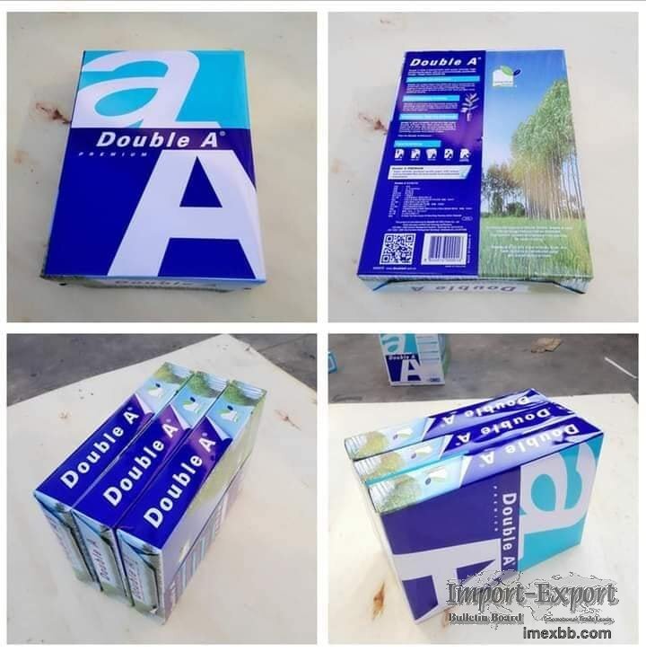 Double A Copy Paper A4 80Gsm 0.85 USD per ream