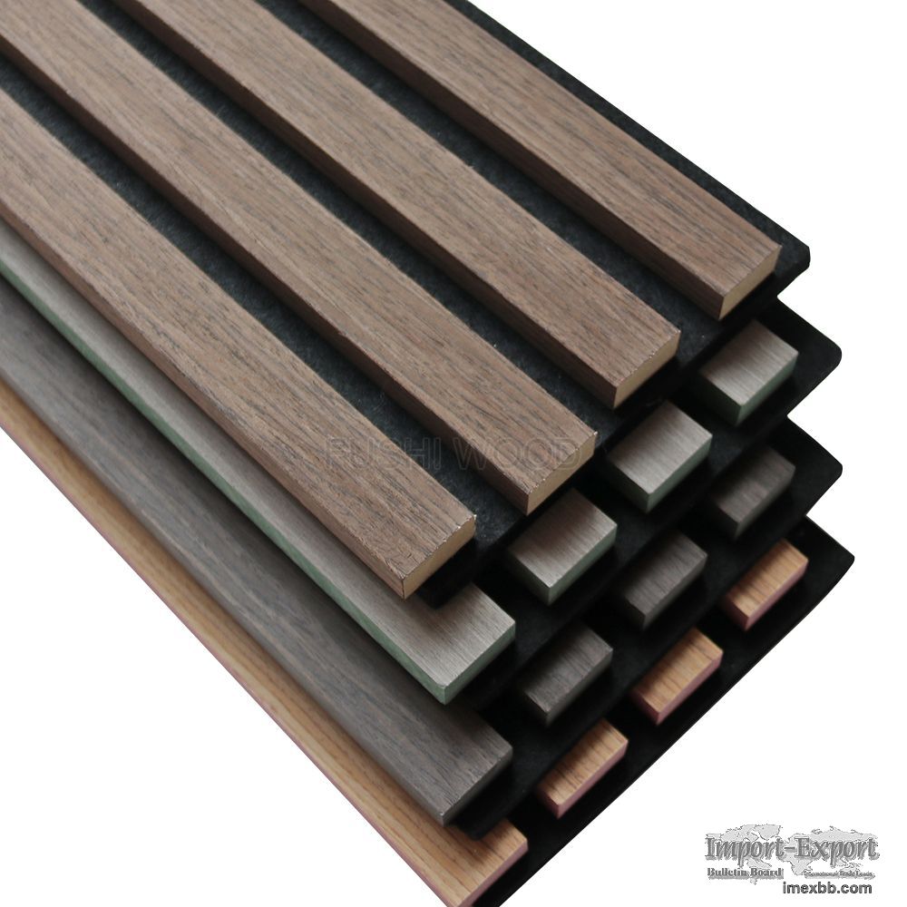 Acoustic Slat Wood Wall Panels