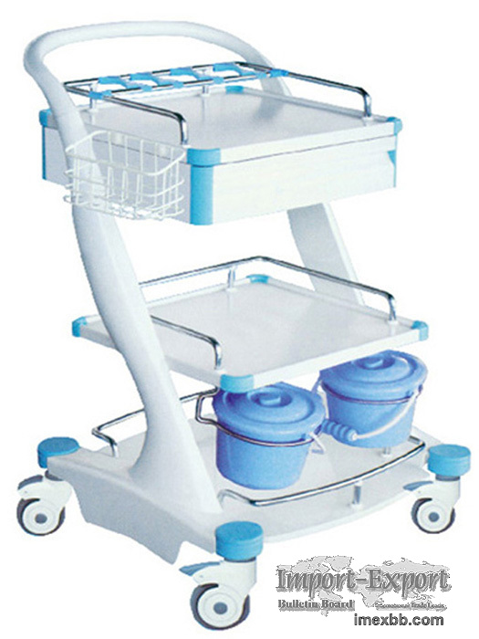 Hospital nurse hand trolley