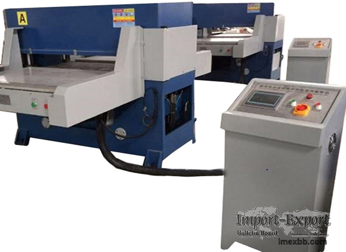 Cutting machine stamping bed