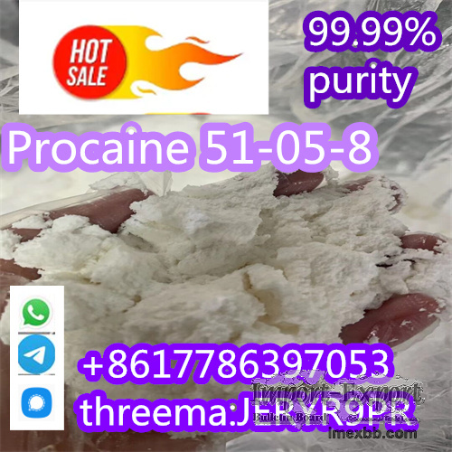 Procaine cas 59-46-1 Procaine hcl cas 51-05-8 china factory direct sale.