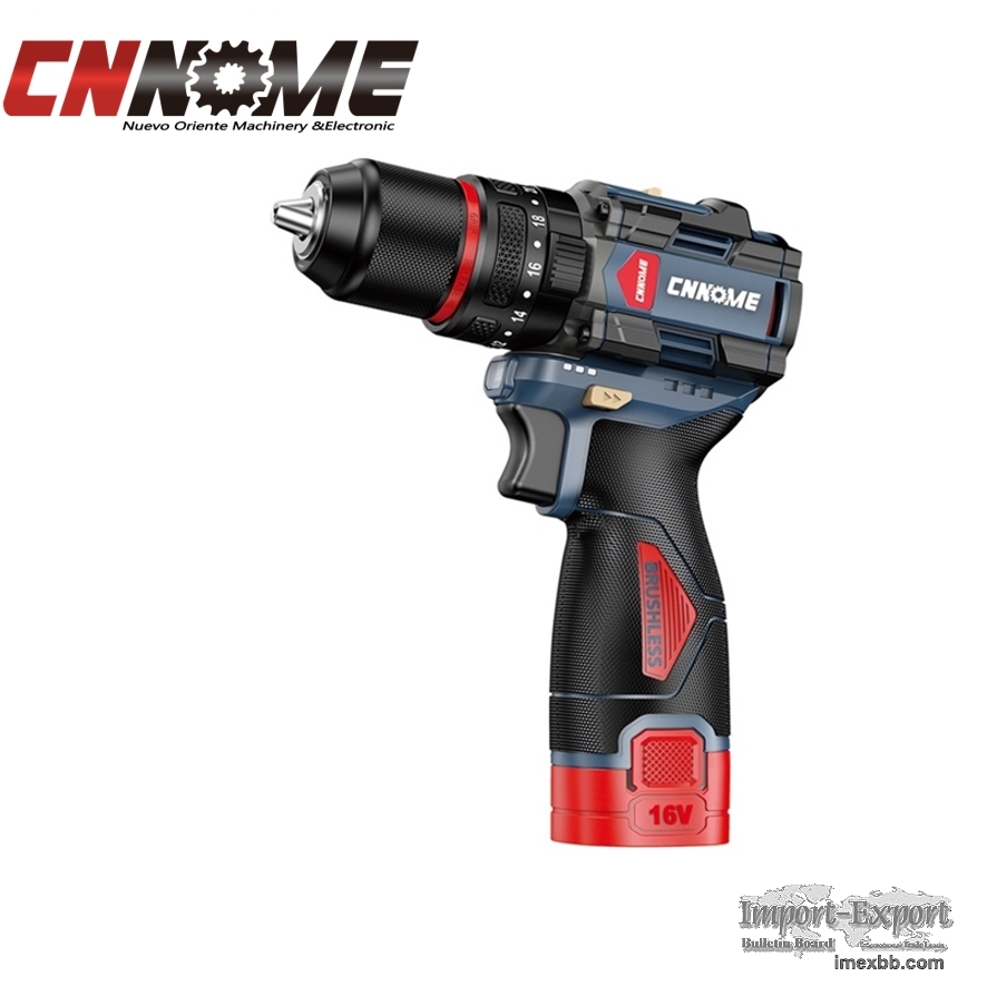 Brushless 2-speed lithium impact drill cordless battery 16-CID10