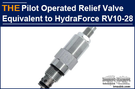 For Hydraulic Pilot Operated Relief Valve equivalent to HydraForce RV10-28,