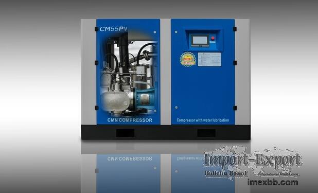 NO OIL WATER INJECTED SCREW AIR COMPRESSOR