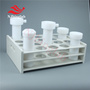 Laboratory chemical resistant microwave digestion vessel holder