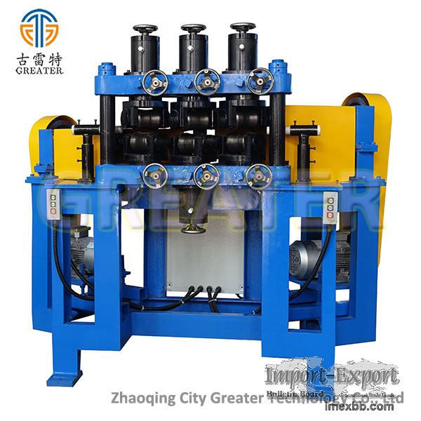 Electric heater straightening machine