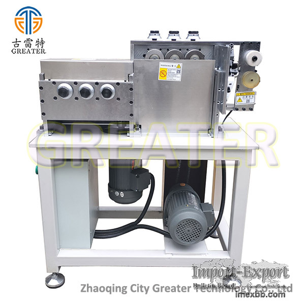 Straightening machine for electric heating tube