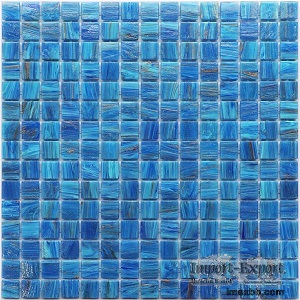 20x20mm Dot Mounted Glass Pool Mosaics