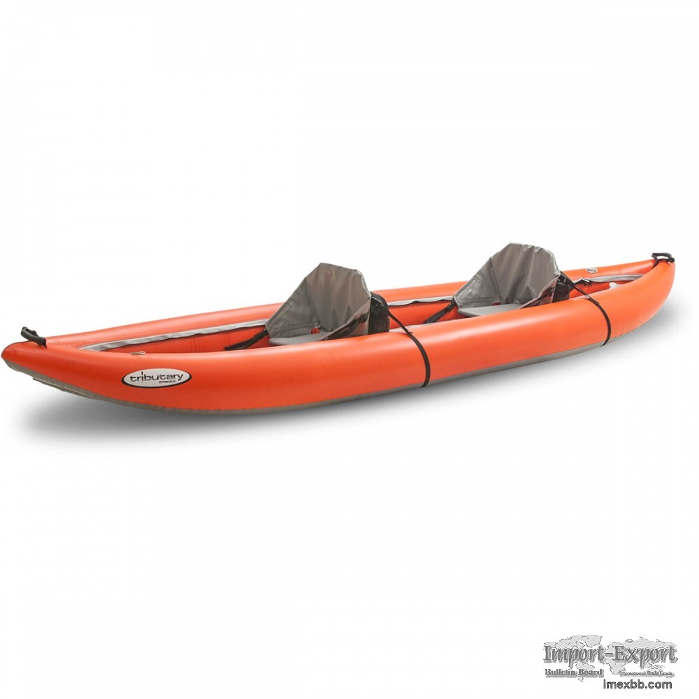 Aire Tributary Strike 2 Person Kayak, Orange (WATER SPORT EQUIP)