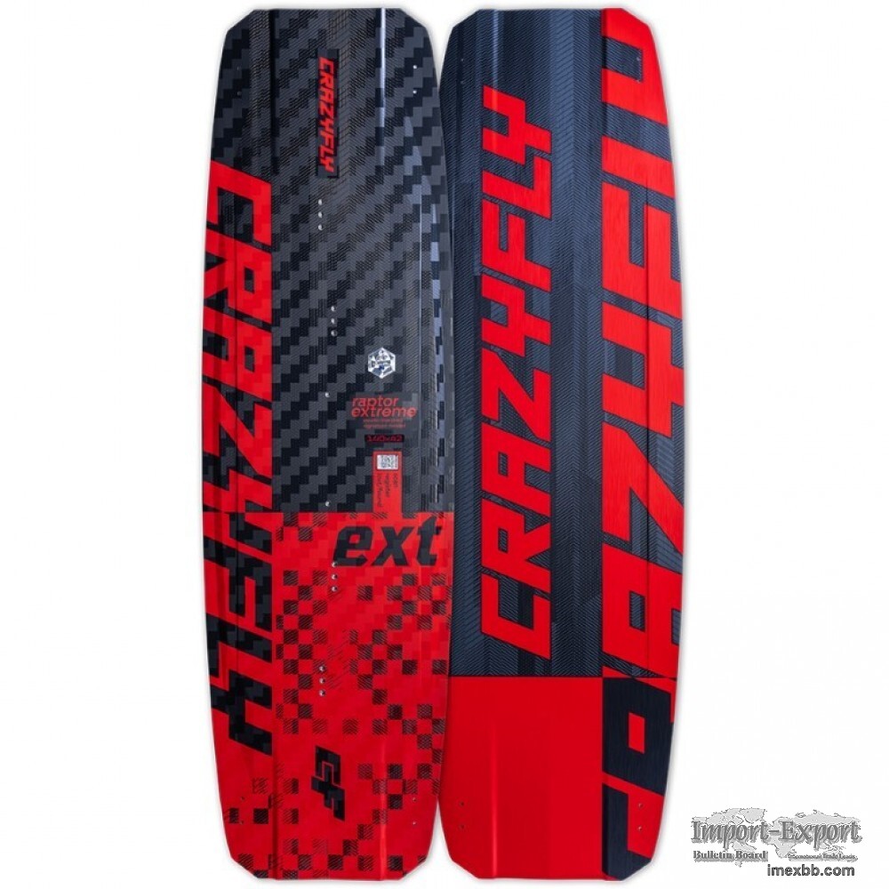 2024 Crazyfly Raptor Extreme Twin Tip Kiteboard (WATER SPORT EQUIP)