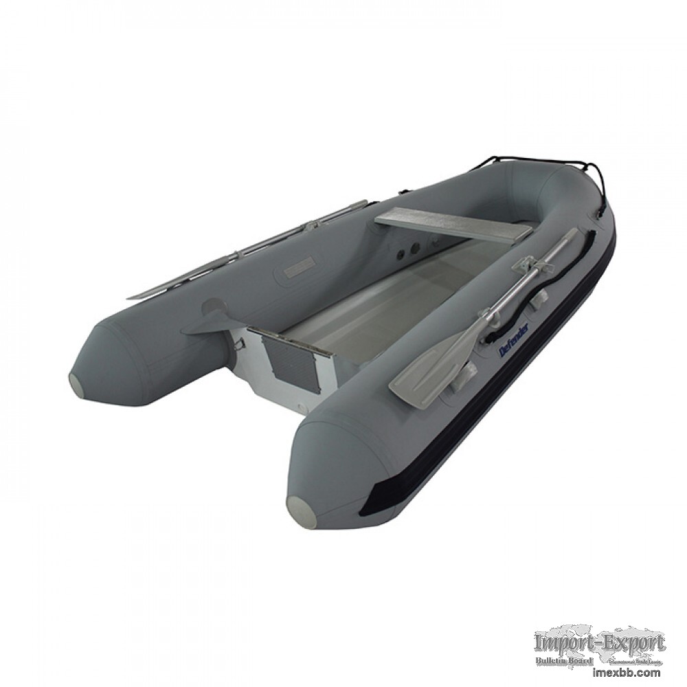 Defender 300 Rigid Hull Inflatable (RIB) 9' 10", Gray Hypalon (WATER SPORT 