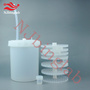 PFA vial cleaning system, resistant to strong acid and alkali, 4L/6L option