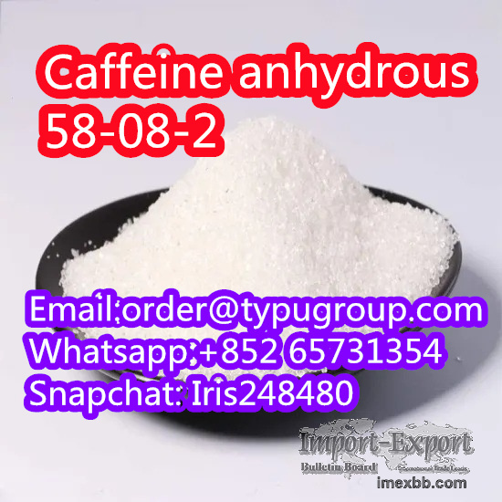 Caffeine anhydrous cas 58-08-2 Hot sale factory price Whatsapp+852 65731354