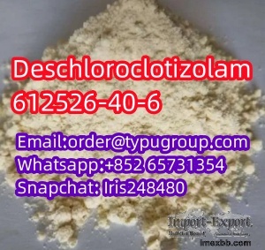 Deschloroclotizolam cas 612526-40-6 with low price Whatsapp:+852 65731354 