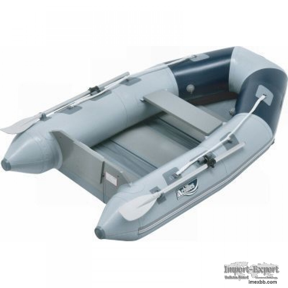 Achilles LS2-RU, Rollup Floor 7' 6" Gray/Blue Hypalon (WATER SPORT EQUIP)