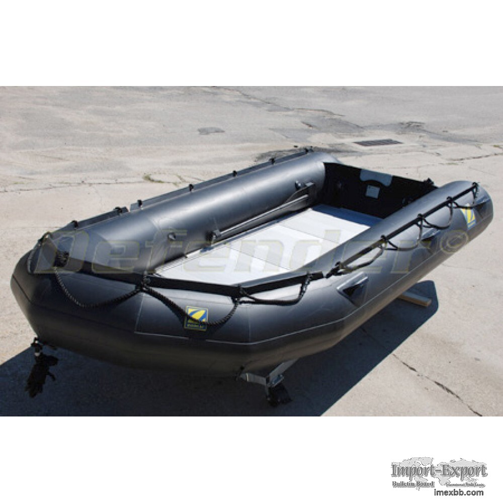 Zodiac MilPro Work Boat, 13' 5", Black Inflatable Boat (WATER SPORT EQUIP)