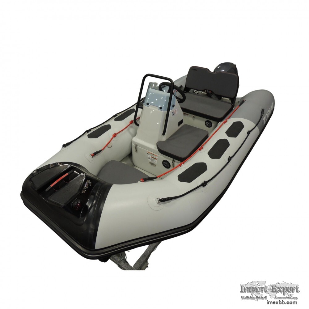 Zodiac Open 3.4 Fiberglass RIB 11' 2" Boat With Yamaha 25 HP Motor - F25 - 