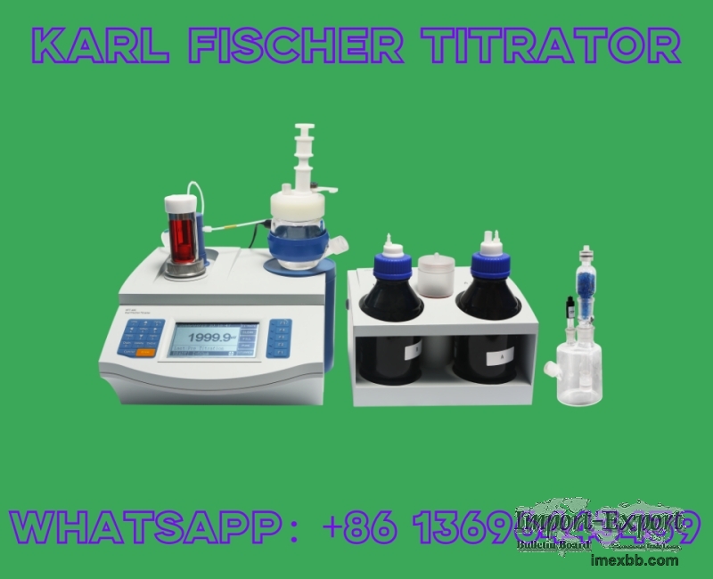 Superior Quality Volumetric and Coulometric Karl Fischer Moisture Titrator