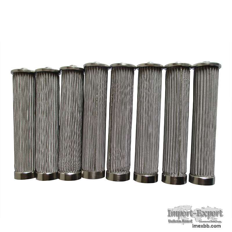 wire mesh stainless steel Pleated Filter Element