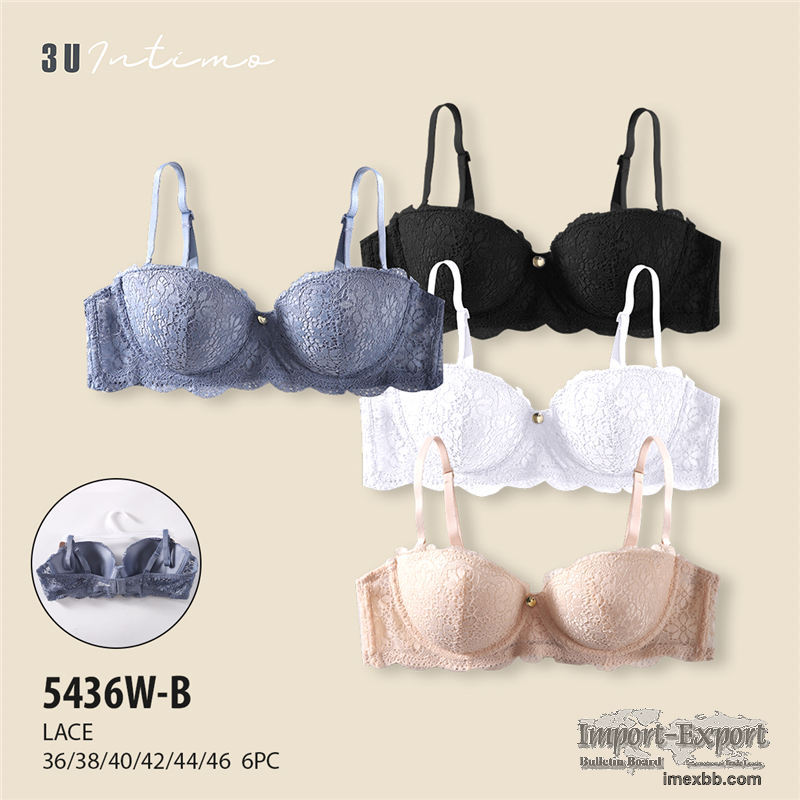 Woman basic 4 lace bra wholesale