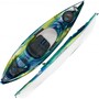 Pelican Intrepid 100X Kayak With Paddle (WATER SPORT EQUIP)