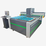 Auto die board ejection rubber cutting & installing machine