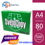 Sveto copy international paper A4 80 gsm ($ 0.60)