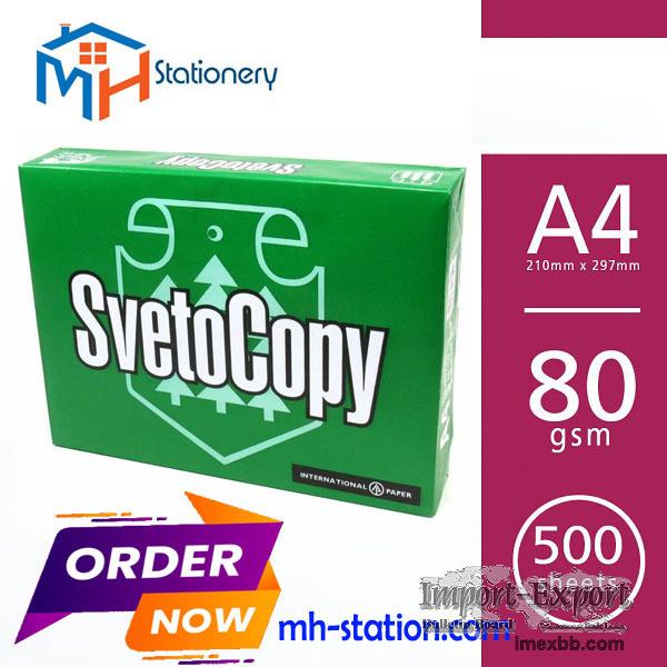 Sveto copy international paper A4 80 gsm ($ 0.60)