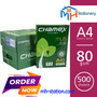 Chamex copy paper A4 80 gsm premium ($ 0.60)