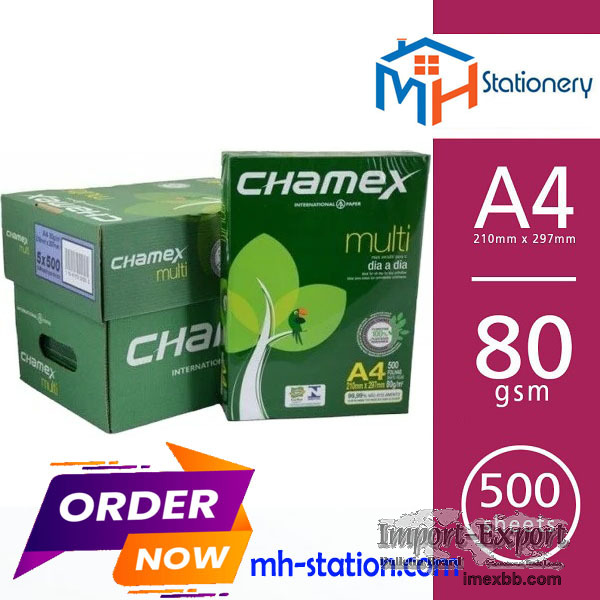 Chamex copy paper A4 80 gsm premium ($ 0.60)