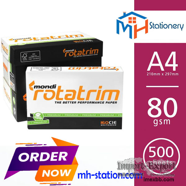 Mondi Rotatrim copy paper A4 80 gsm ($ 0.60)