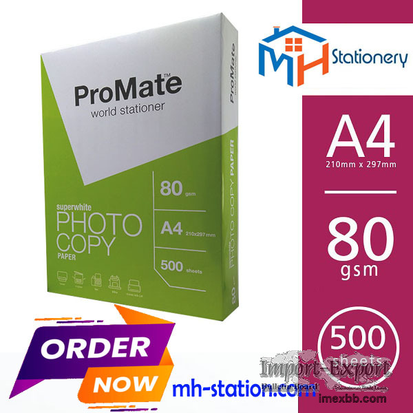 Promate A4 80 gsm copy paper ($ 0.60)