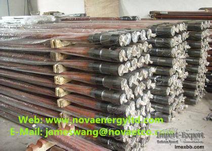 API RW downhole pump Barrel thick Wall Metal Plunger Rod Pumps