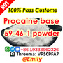 Procaine cas 59-46-1 Procaine base cas 51-05-8 Netherlands stock 