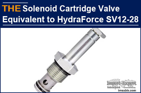 For Hydraulic Solenoid Cartridge Valve equivalent to HydraForce SV12-28, AA