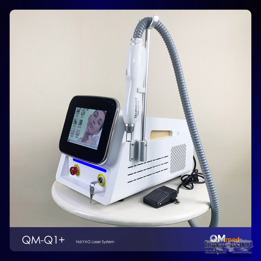 Portable Q switch Nd Yag Laser Tattoo Removal Machine