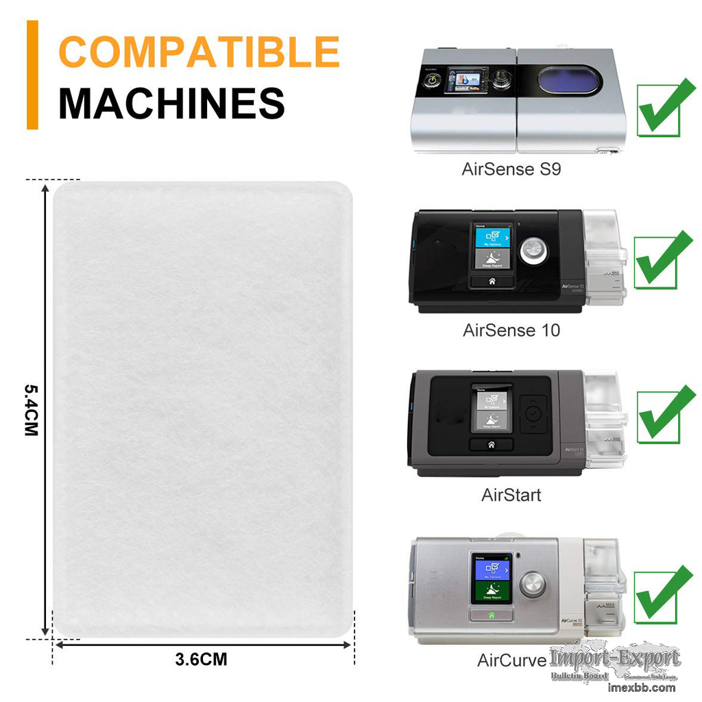 CPAP Filter for Resmed Airsense 10 Aircurve, S9 Series, Airstart