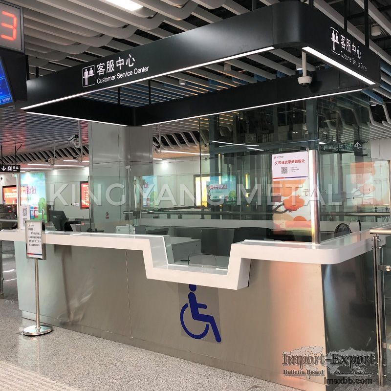 Stainless Steel Ticket Booth