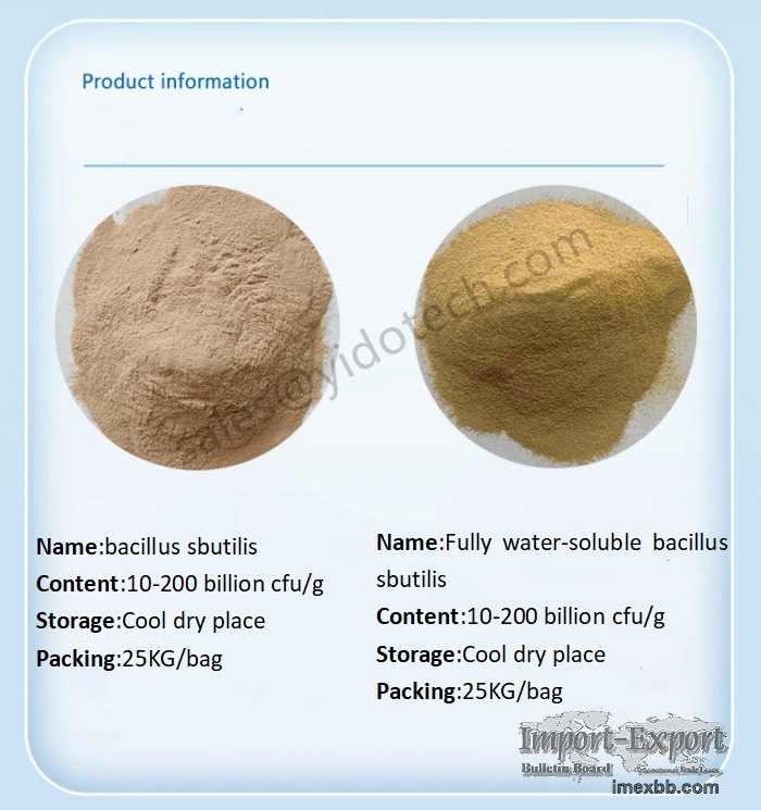 High Concentration Agriculture Bacillus Subtilis 10/20/50/100/200/500 Billi