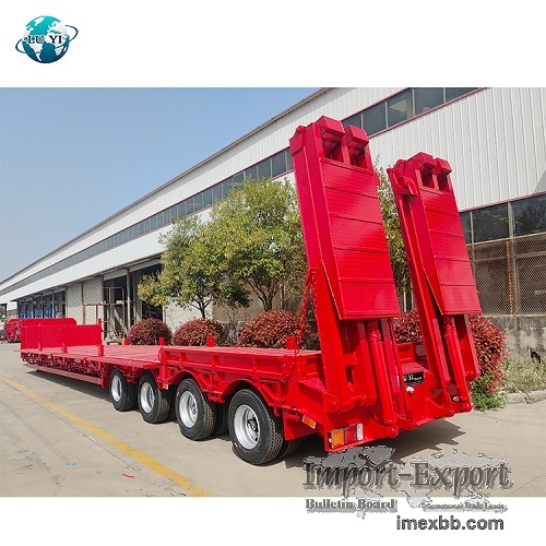 4 axle Lowbed Semi Trailer