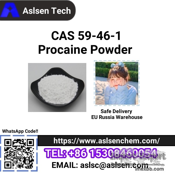 Procaine Powder CAS 59-46-1 Local Anesthesia with Stock APIs