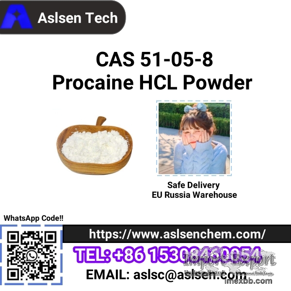 Procaine HCL Powder CAS 51-05-8 Local Anesthesia with Stock APIs