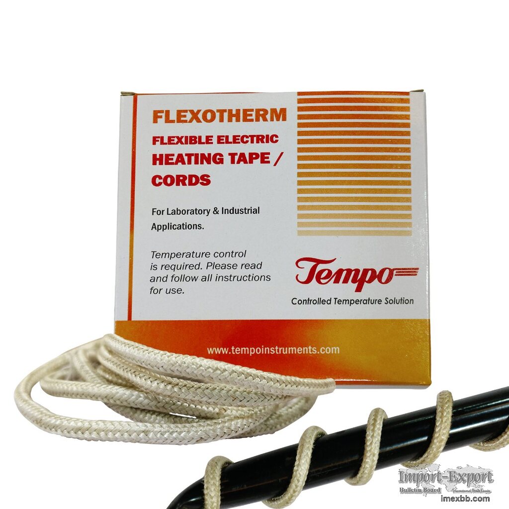 Flexible Electric Pipe Heating cord High 200 Watt Temp 400°C, Volt 230 1mtr