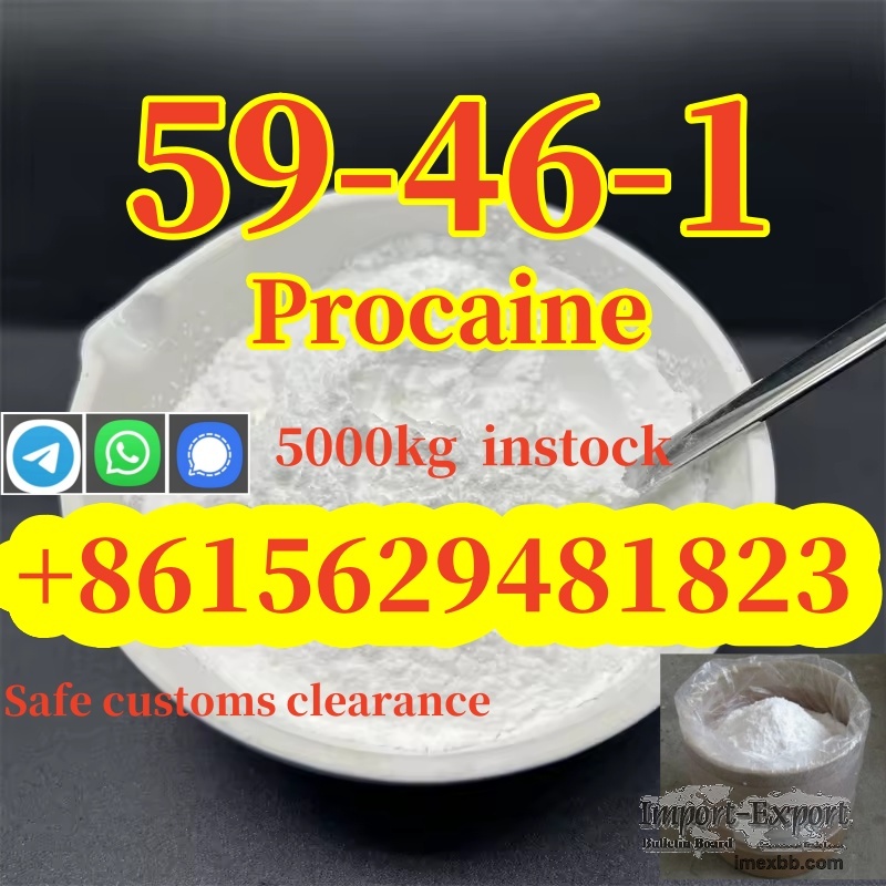 Procaine Powder CAS 59–46–1 Local Anesthesia with Stock APIs