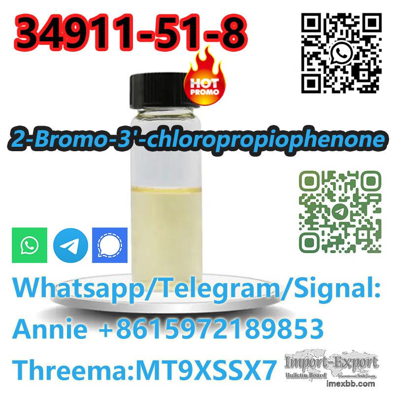 Top Quality CAS 34911-51-8  2-Bromo-3'-chloropropiophen  100% Safe Shipping