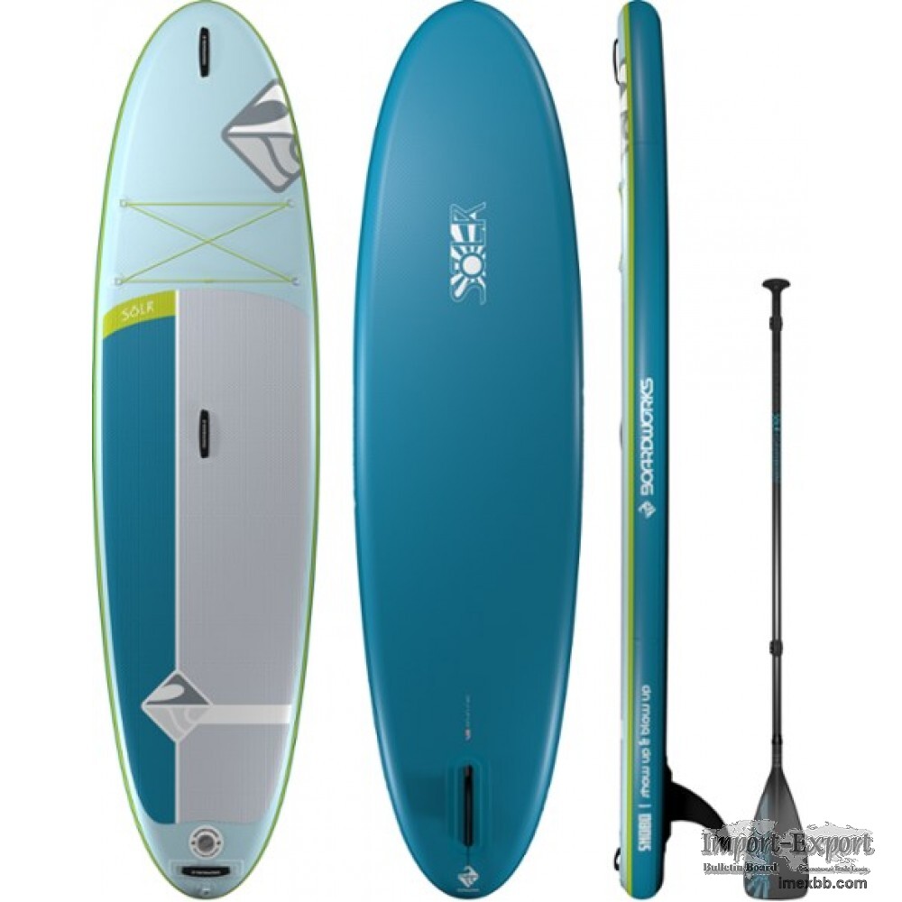 Boardworks SHUBU Solr Inflatable Stand Up Paddle Board with Paddle - 10'6"