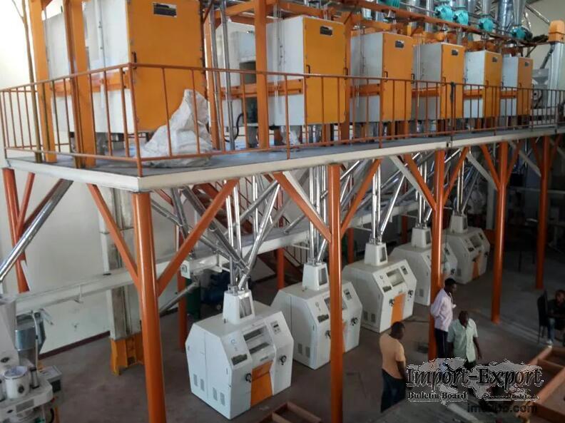 50-80TPD Steel Frame Maize Flour Mill Plant