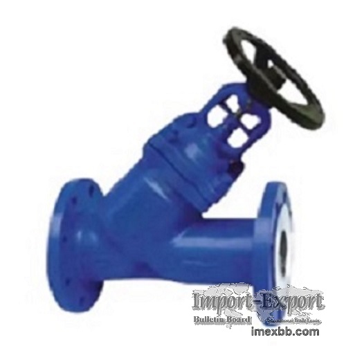 ASTM A216 WCB Y Globe Valve